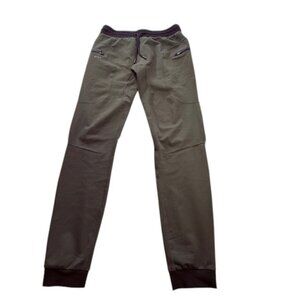 Bylt Military Green Premium Jogger Pants Drawstring Zip Pockets- Mens Size M
